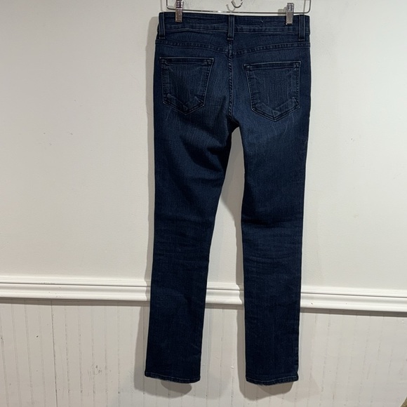 Pilcro jeans Anthropologie size 27 has stretch darker wash baddie denim - Picture 4 of 5